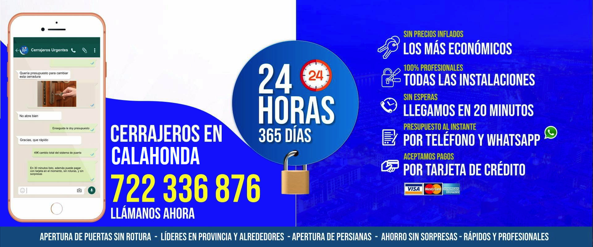 Cerrajeros en Calahonda 24 horas